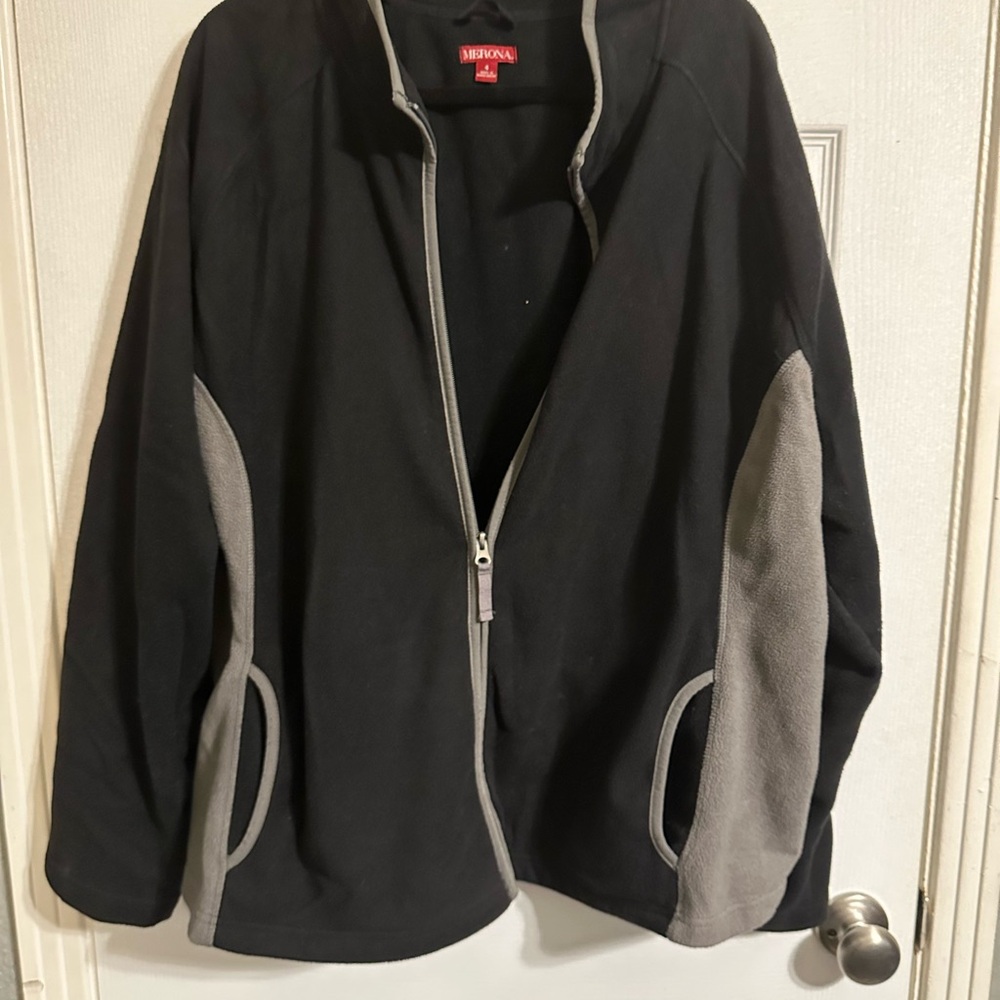 Merona Black and Gray Women's Jacket
